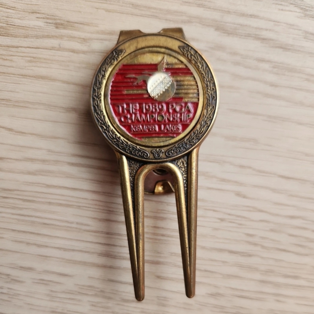 1989 PGA Championship Divot Tool Golf Marker Clip